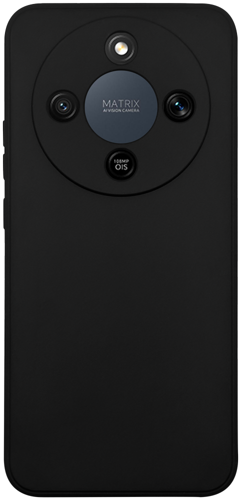 Huawei Honor Magic 8 Lite szilikon tok kameravédővel matt fekete