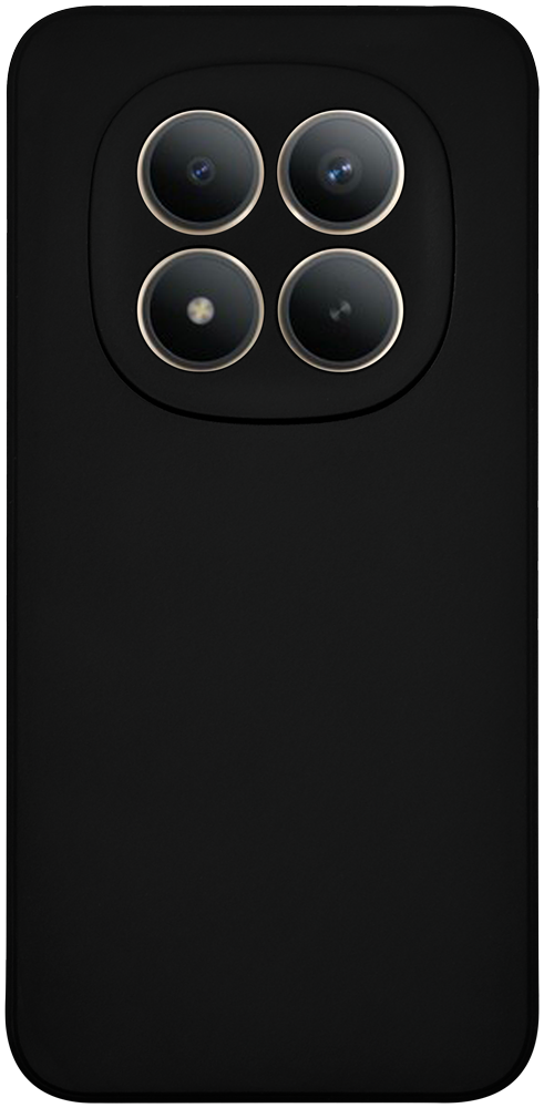 Xiaomi Redmi Note 15 Pro Plus szilikon tok kameravédővel matt fekete