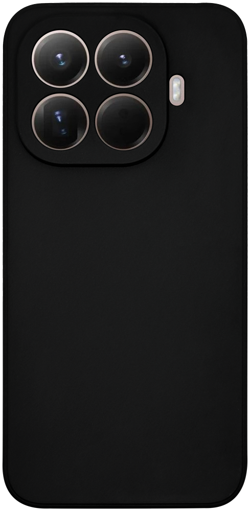 Xiaomi 15T Pro szilikon tok kameravédővel matt fekete