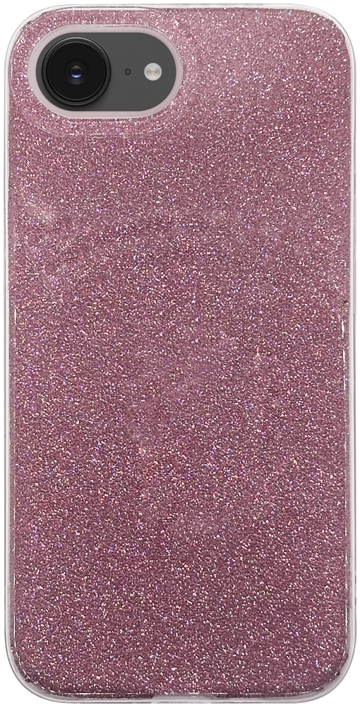 Apple iPhone 16e (SE 2025) SHINING Tok csillogó hátlap rózsaszín