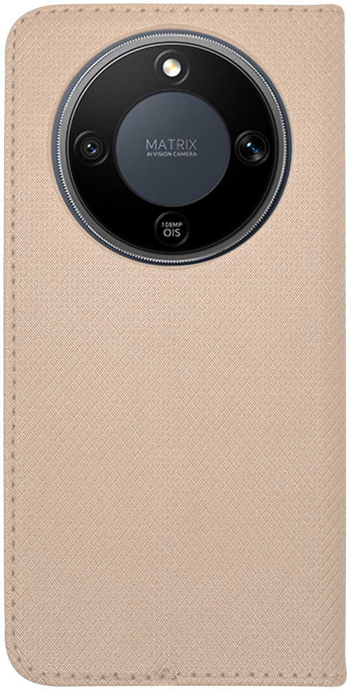 Huawei Honor Magic 8 Lite oldalra nyíló flipes bőrtok rombusz mintás arany