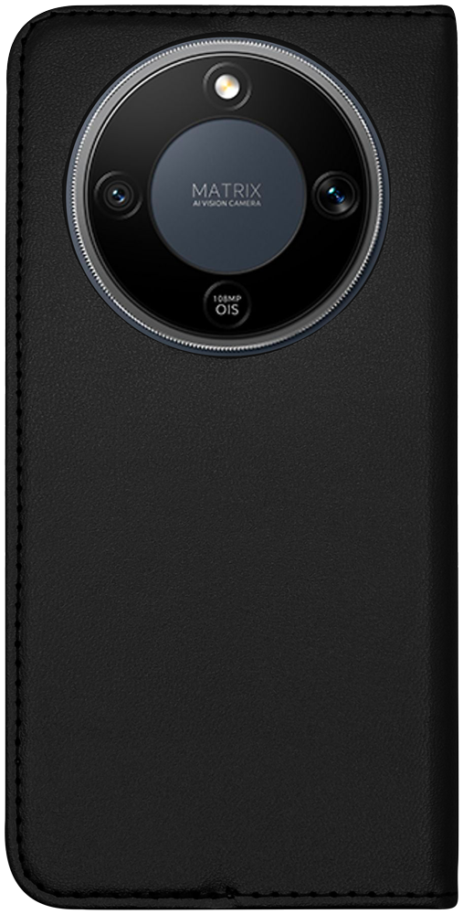 Huawei Honor Magic 8 Lite oldalra nyíló flipes bőrtok asztali tartó funkciós fekete